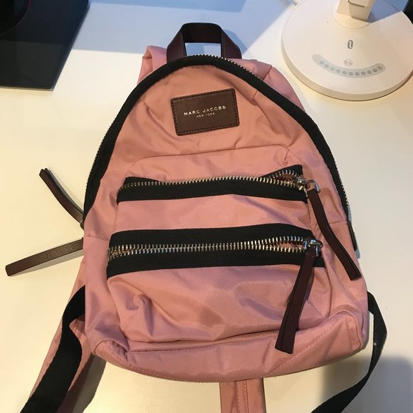 NWT! NEW! Marc Jacobs Leather Backpack -Small Blush Rose Pink Women Marc Jacobs - The Biker Medium Pink Women main image 2